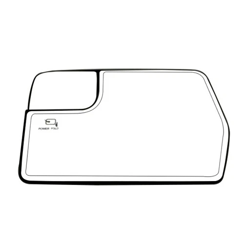 Exterior Heated Driver Side Mirror Glass w/Base For 2011-2014 FORD F150 PICKUP