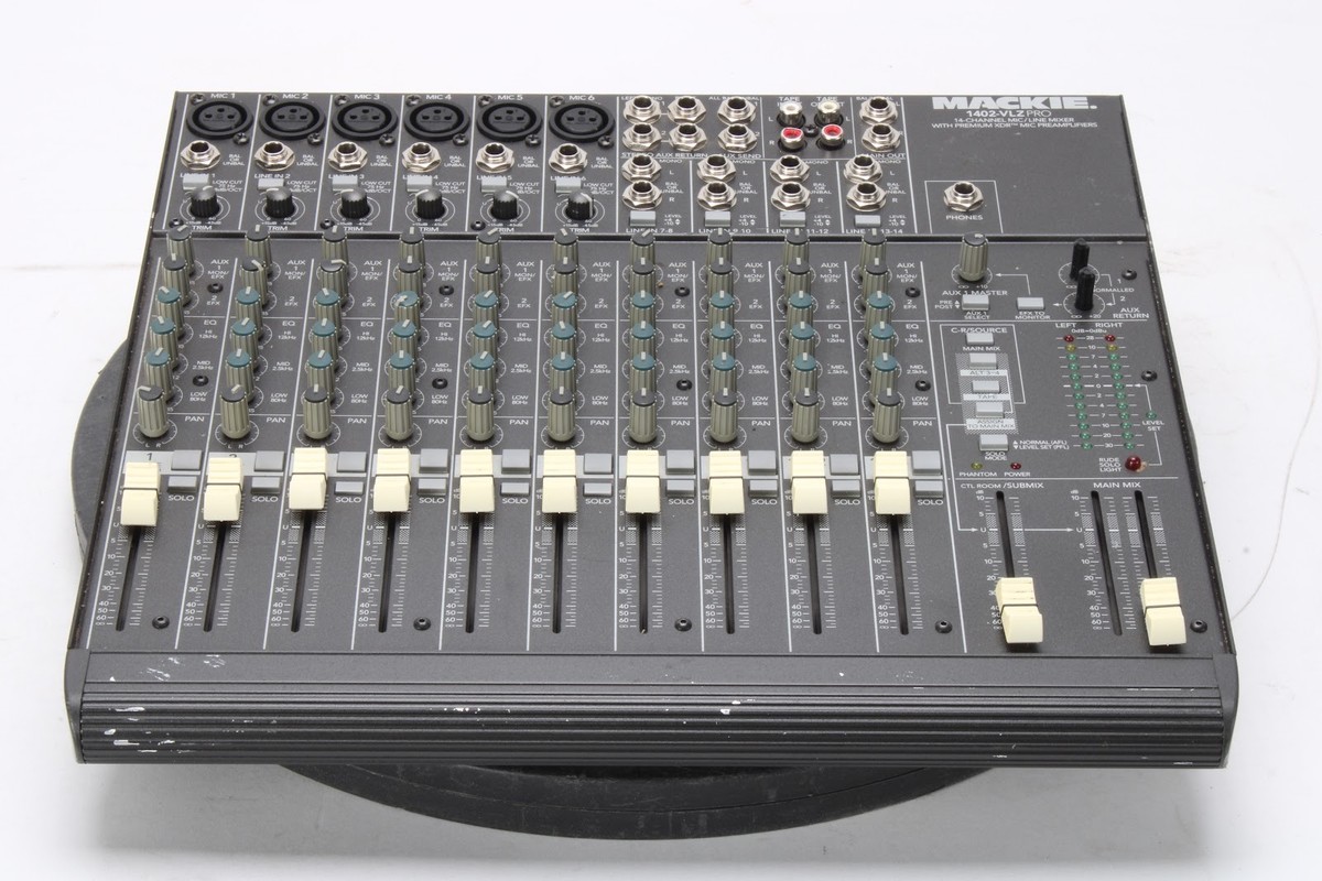 MACKIE 1402 VLZ PRO ミキサー Mackie 1402-VLZ Pro 14-Channel Mic/Line Mixer - Fair Condition | eBay