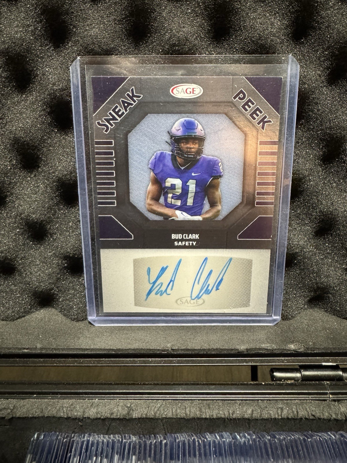 2025 Sage Hit Sneak Peak Signatures Bud Clark Auto #SPA -BC