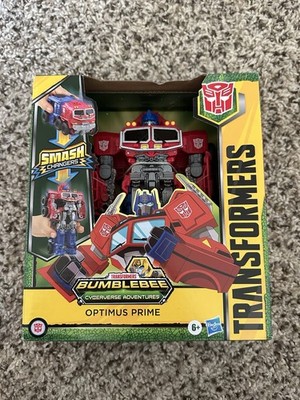 Transformers Bumblebee Cyberverse Adventures Smash Changers Optimus Prime Hasbro
