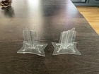 Vintage MOD Barbie Doll Clear Plastic X Stands Mattel 1966 Hong Kong TNT Stacey