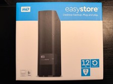 WD - easystore 12TB External USB 3.0 Hard Drive - Black - WDBCKA0120HBK-NESN
