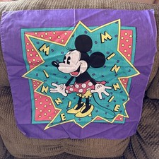NOS 90s Disney  s Ecstatic Minnie Mouse Handkerchief Bandana USA Made