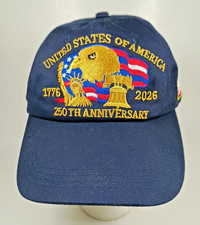 United States Of America 1776-2026 250th Anniversary Buckle Strap Adjustable Hat