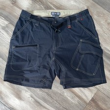 REI Sahara Cargo Shorts Womens 10 Black Hiking Trail Outdoors UPF 30+