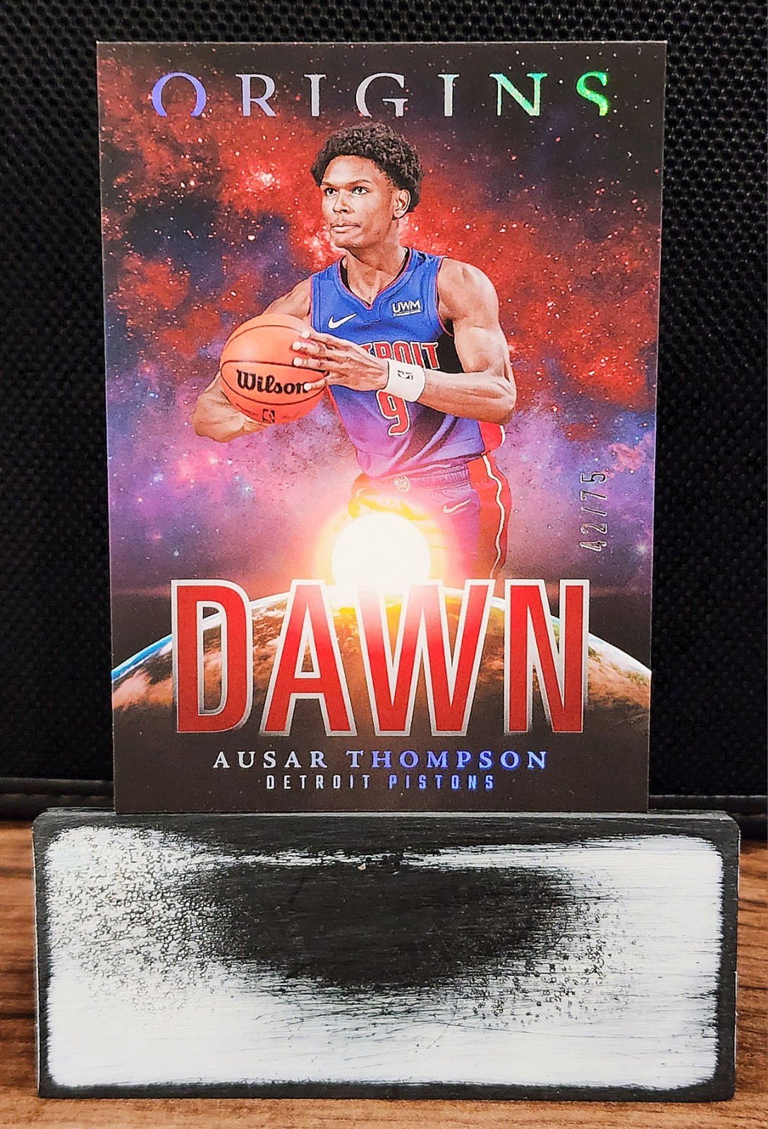 Ausar Thompson 2023-24 Panini Origins Dawn Red #42/75 Pistons #22