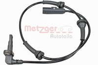 ABS Sensor Raddrehzahl Metzger Autoteile 09001109 FüR Movano Renault Opel Nissan