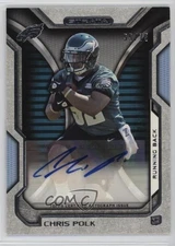 2012 Topps Strata Rookie Auto Blue /75 Chris Polk #RA-CP Auto RC