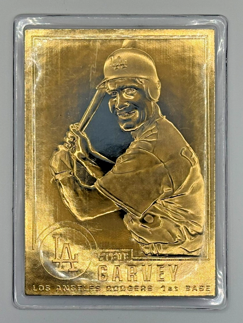 Steve Garvey 1996 Danbury Mint 22 Kt Gold Card #37 LA Dodgers | eBay