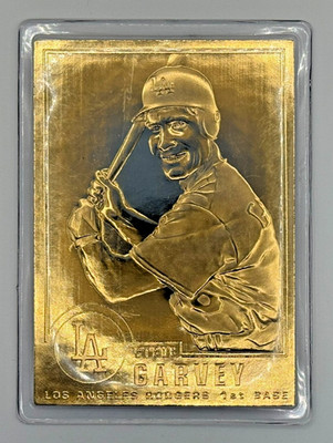 Steve Garvey 1996 Danbury Mint 22 Kt Gold Card #37 LA Dodgers | eBay