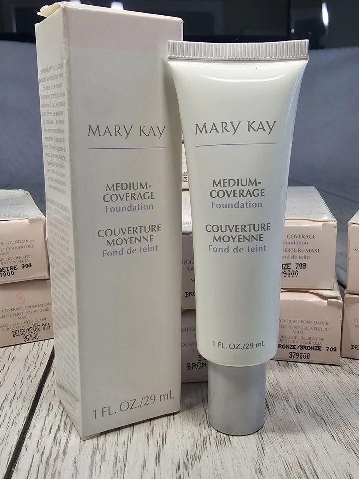 Mary Kay Liquid Medium & Full Coverage Foundation Beige Bronze Ivory PICK COLOR! - Image 3 of 4