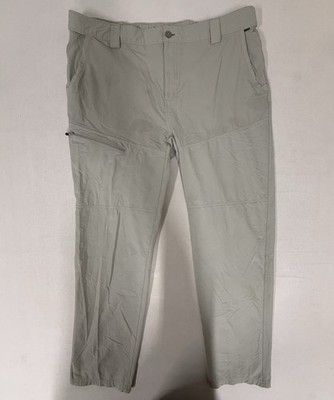 Simms Pants Men's Xxl Guide Series Cargo Elastic Waist Fishing Hiking Beige 152