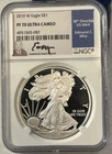2019 W $1 American Silver Eagle ~ NGC PF70 ULTRA CAMEO - Edmund C. Moy Auto