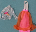 Vintage Barbie Clothes - MOD Era Barbie Jumpsuit with Halter Top, Blouse