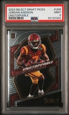 2023 PANINI SELECT DRAFT PICKS UNSTOPPABLE #UN8 JORDAN ADDISON PSA 9