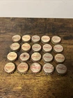 Lot of 20 VTG Coca Cola Cork Lined Soda Bottle Caps 1950s Era COKE
