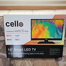 Cello 16 Inch Smart TV WiFi 1080p  Freeview Play Bluetooth SMALL 12v SMART TV