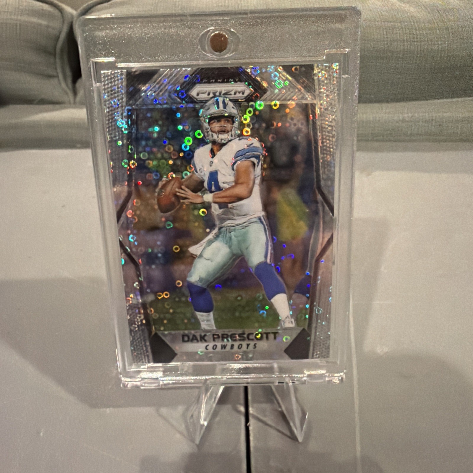 DAK PRESCOTT 2017 Panini Prizm #67 Cowboys Prizm Disco T408