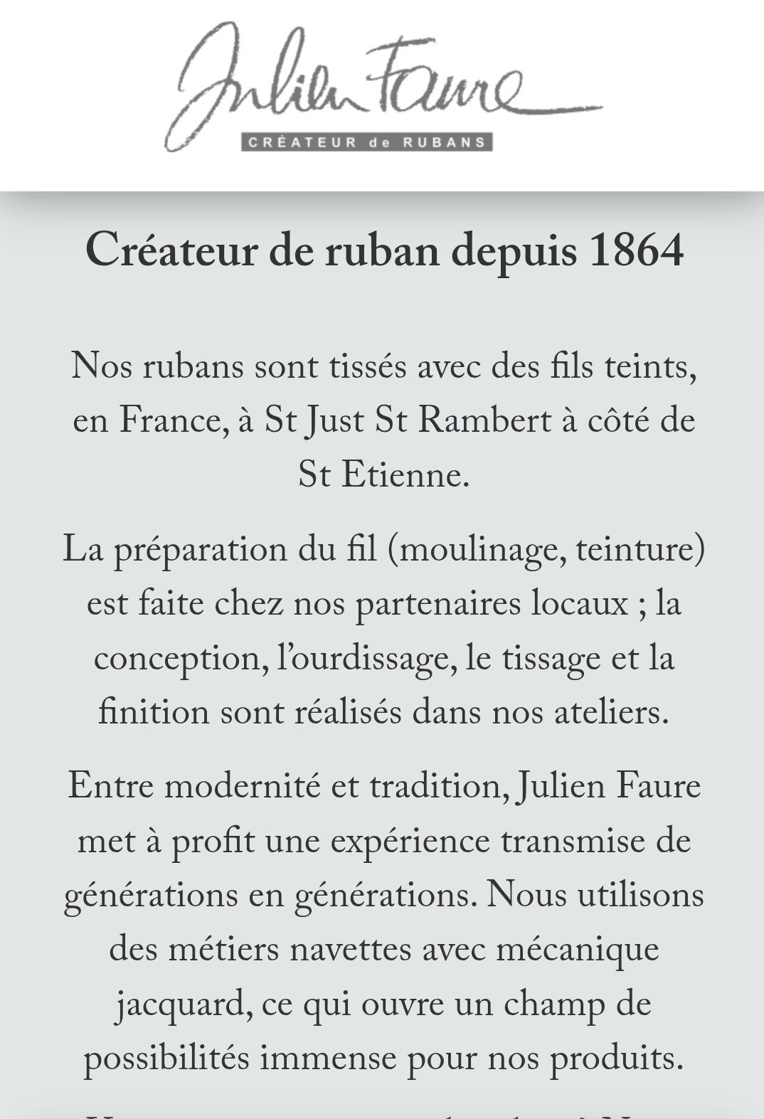 Red Christmas Silk Ribbon Never Used French Fabricant Julien Fauré 