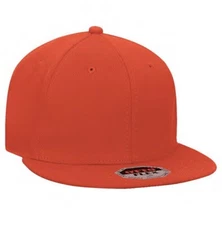 NEW RED OTTO CAP HAT FLEX FIT S/M ADULT SZ FITTED FLAT BILL FITTED