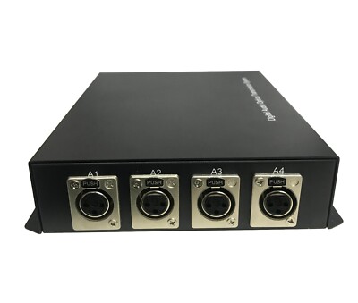 4 channel Broadcast Analog Audio Fiber Transmitter and Receiver
