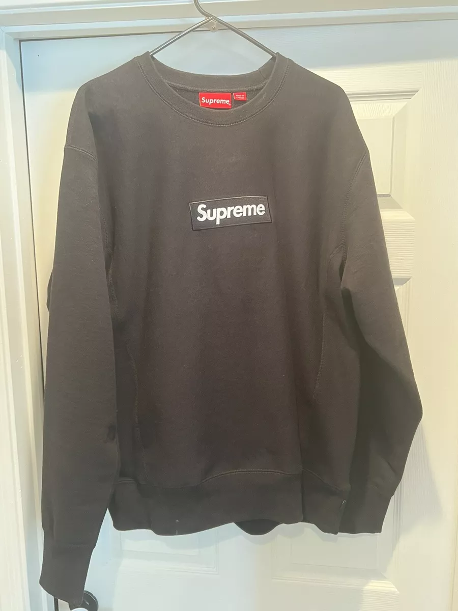 Supreme Box Logo Crewneck Black Sトップス