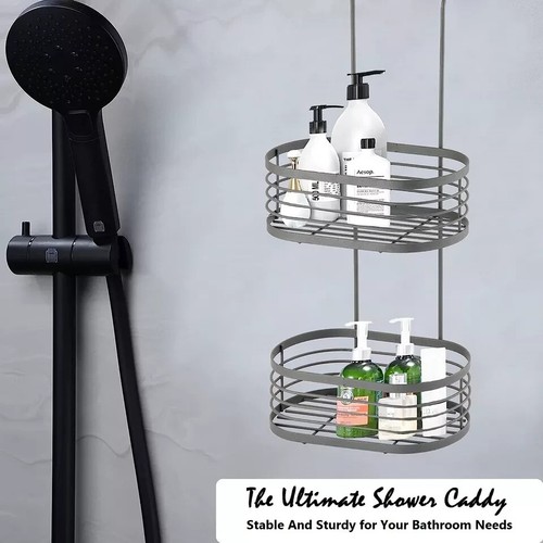 Hanging Modern Over Door Over Screen Bathroom Shower Caddy Rack Storage Tidy - Picture 131 of 196