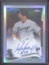 2014 Topps Chrome Refractor Autograph #JA Jose Abreu No 334 of 499