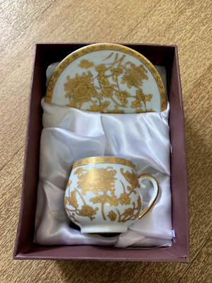 Yamasen gold collection Japan fine porcellan Tasse und Untertasse