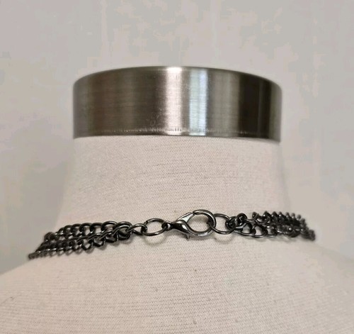 Y2K Vintage Damen Neckholder Kette Tank Top Größe Medium Braun Paisley - Bild 3 von 8