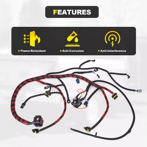 Car Engine Wiring Harness Assembly F7TZ9A451CA For Ford F-250 F-350 1997 - Picture 16 of 17