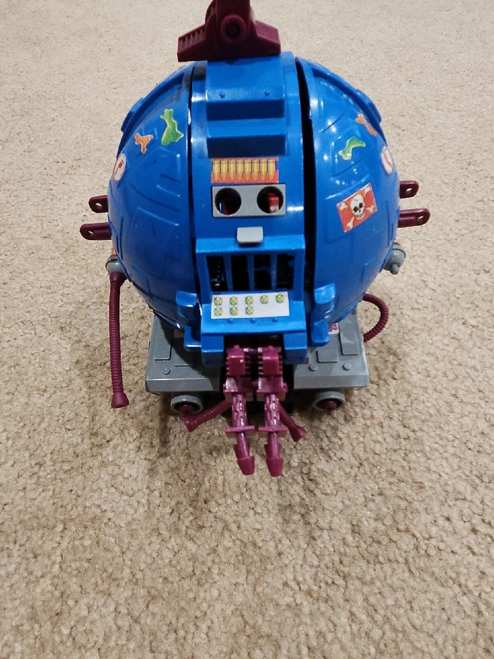Vehículo incompleto de colección TMNT 1993 Teenage Mutant Ninja Turtles Technodrome Scout Foto 3 de 4