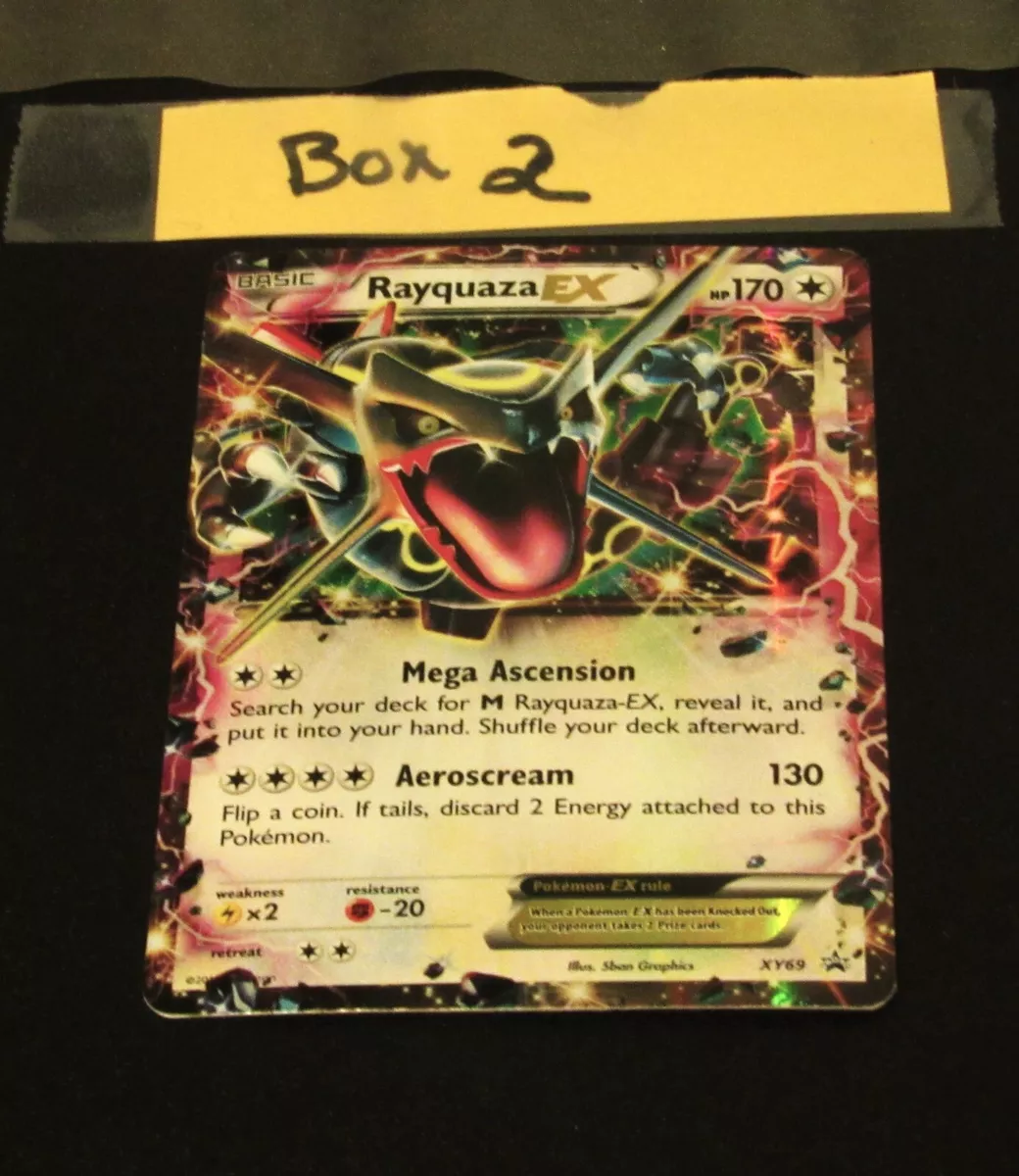 Rayquaza-EX - XY69 - Shiny Rayquaza-EX Box Promo - Pokemon Singles