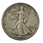 1927-S San Francisco Walking Liberty Silver Half 50c Very Fine VF+