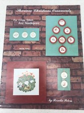 New Christmas Ornaments Needlepoint Cross Stitch Embroidery Holiday Craft