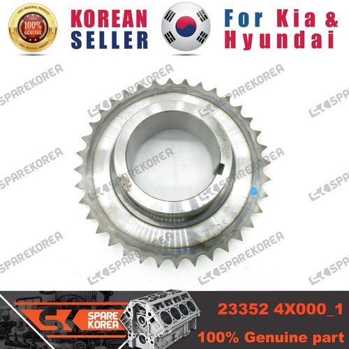 Genuine/OEM 233524X000 SPROCKET-CRANKSHAFT for Kia Carnival (Sedona) - Picture 2 of 3
