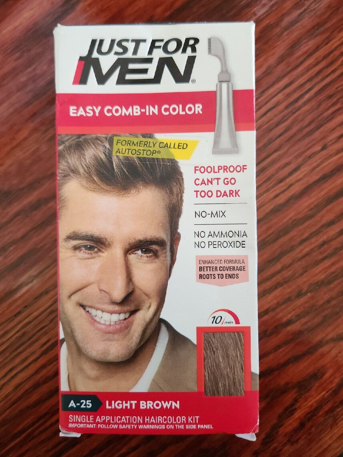 Just For Men Easy Comb-In Color Men'S Hair Dye - Light Brown For Sale  Online | Ebay