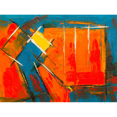 Expressionismus Abstraktes Gemälde Acryl Kunstdruck Leinwand Premium Wanddeko Post