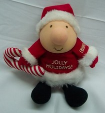 VINTAGE CHRISTMAS "JOLLY HOLIDAYS" SANTA ZIGGY 5" Plush Stuffed DOLL TOY 1989
