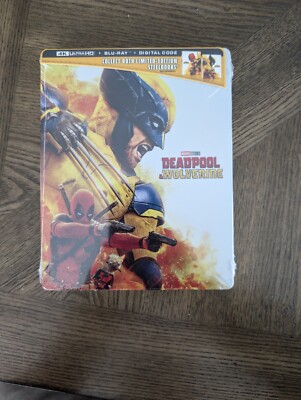 Deadpool & Wolverine (Wolverine Cover) 4K Blu-ray 2024 Steelbook NEW SEALED
