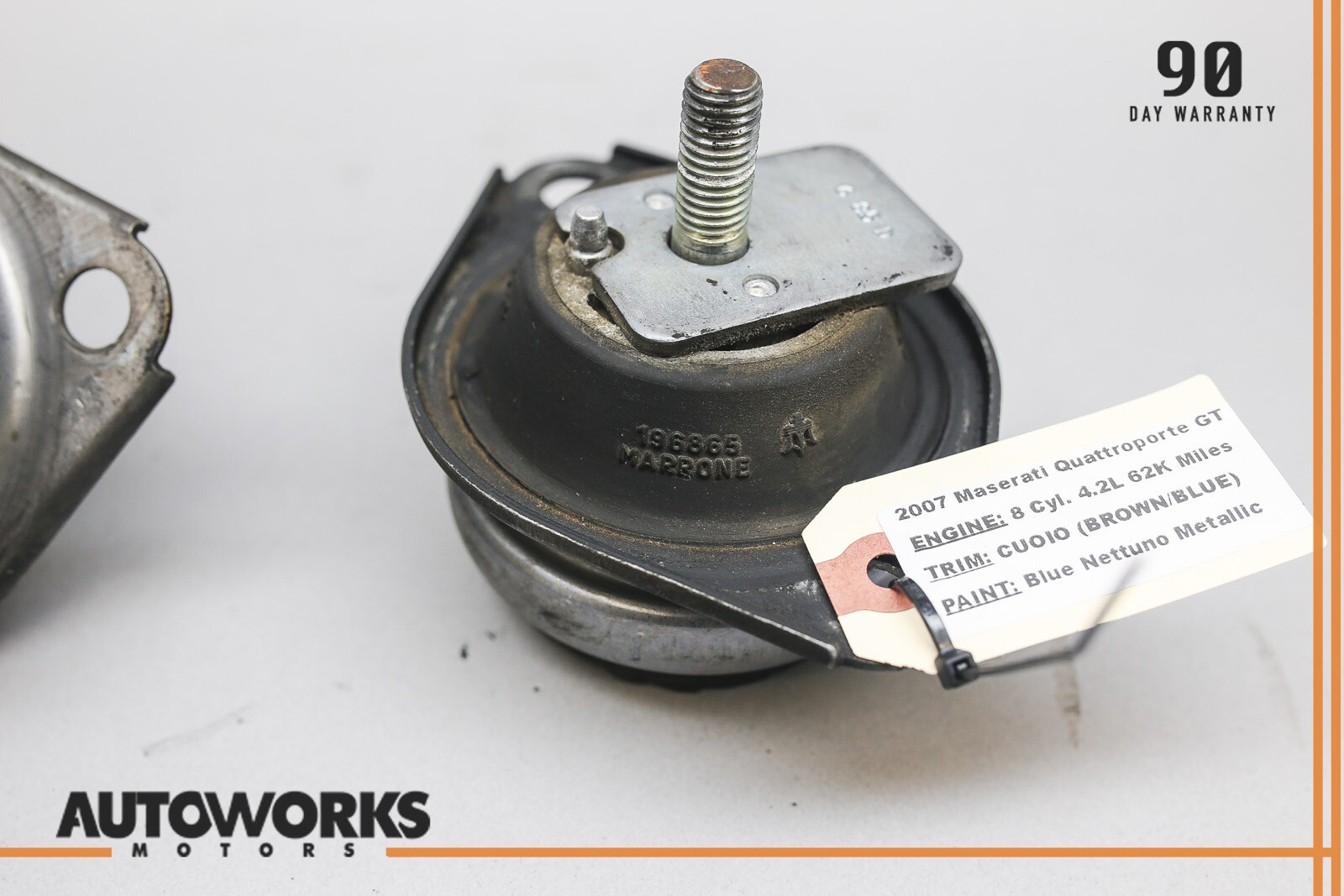 03-12 Maserati Quattroporte M139 Left & Right F1 Transmission Mount Set of 2 OEM