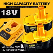 2Pack 18Volt 6Ah for Dewalt 18V XRP Battery DC9098 DC9099 DC9096 Li-ion DC9096S