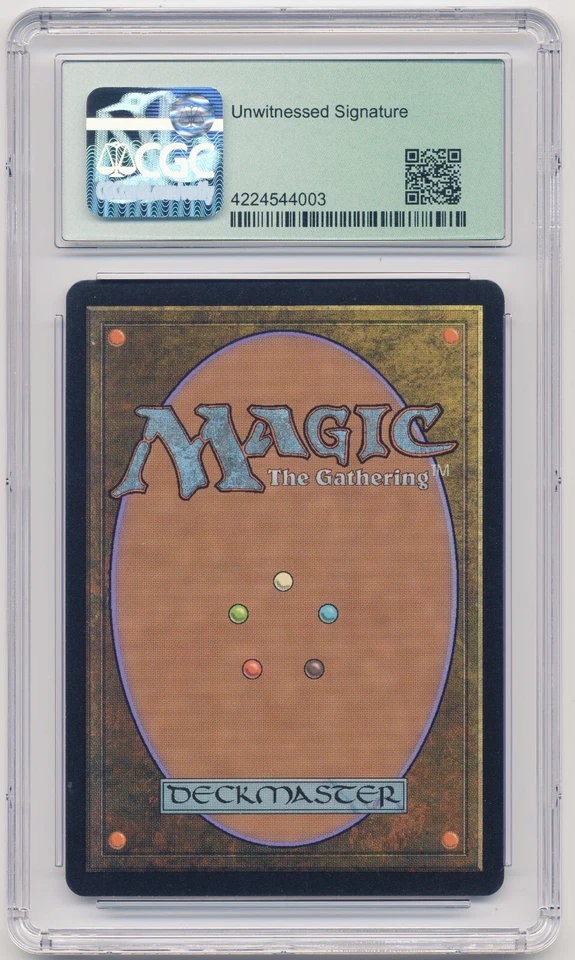 Graded Signed Thieving Magpie CGC 8.5 Urza's Destiny Artist Una Fricker 1999 MTG - Image 2 of 2
