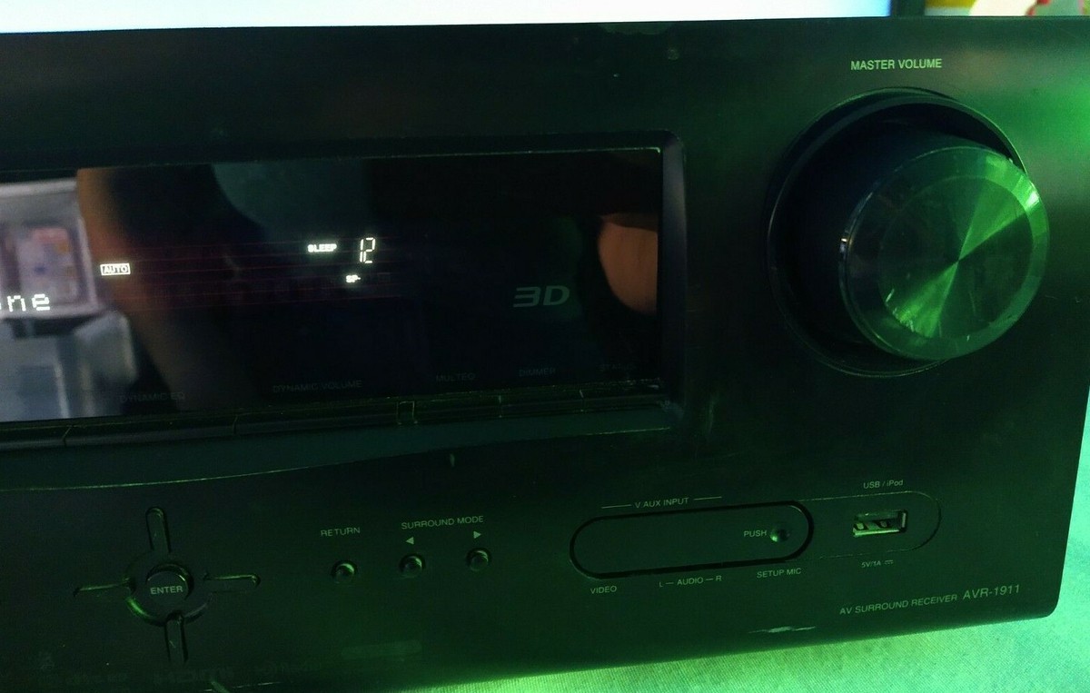 Denon AV Surround Receiver Amplifier AVR 1911 7.1 Channel HDMI, HD