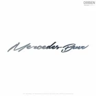 Mercedes-Benz & AMG Car Metal Sticker Pair Decal 60059 Badge Auto Word Decor