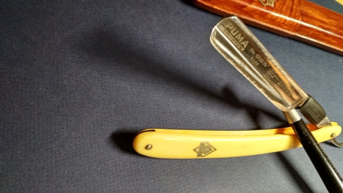 Vintage Puma 1938 5/8 Straight Razor | eBay