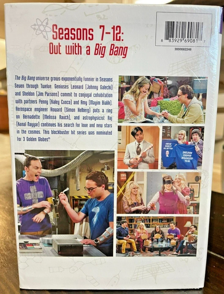 The Big Bang Theory Complete Seasons 7-12 TV Series (7 8 9 10 11 12) NEW DVD SET - Image 2 of 4