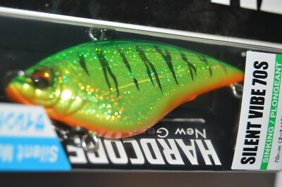 duel yo zuri hardcore silent vibe 70s 2 3/4'' 5/8oz r1191-hht holo hot tiger