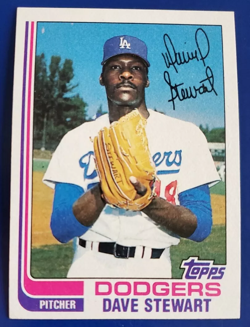 Dave Stewart trading card
