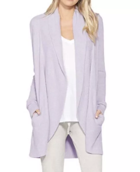 NWT Barefoot Dream Cozy Chic Lite Circle Cardigan Soft Violet M
